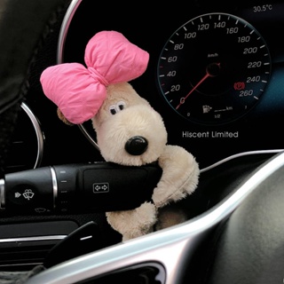 Cute Wallace and Gromit Car Pregnant Block Decoration Benz Turn Signal Wiper Blade Doll Ornaments Car Accessories Female Cute doll Car decoration