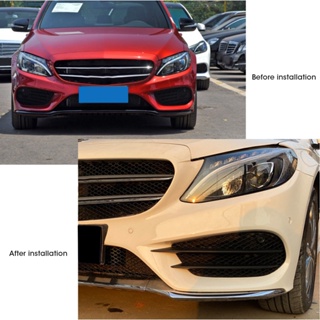 Docool Mo กันชนหน้าเปลี่ยนกระจังหน้าไฟตัดหมอกสำหรับ Mercedes Benz C คลาส W205 C205 S205 AMG สาย 2015-2018