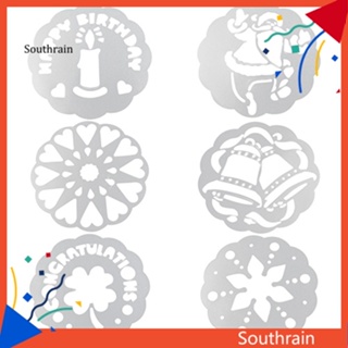 Sou แม่พิมพ์ สําหรับทําเค้ก คุกกี้ บิสกิต 6 ชิ้น