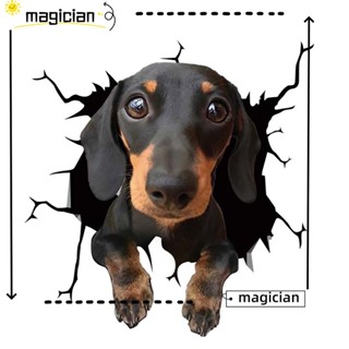 MAG สติกเกอร์ติดรถยนต์ ลายการ์ตูนผี มีรอยข่วน แบบสร้างสรรค์