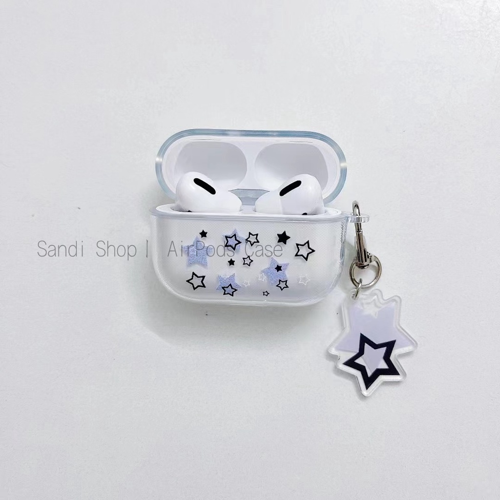 Creative โปร่งใส Star AirPods Pro3 กรณี AirPods สําหรับ รูปที่ 7