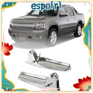 Espo มือจับด้านในรถยนต์ ซ้าย ขวา สําหรับ Chevy GMC Chrome 2007-2014