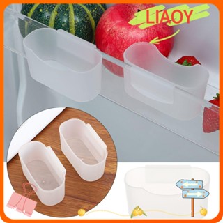 Liaoy กล่องพลาสติกเก็บของ แบบแขวน สําหรับตู้เย็น