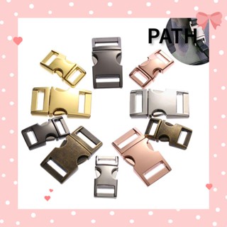 PATH หัวเข็มขัดโลหะ ทรงโค้ง 5 สี อุปกรณ์เสริม สําหรับกระเป๋าเป้สะพายหลัง สร้อยข้อมือ 1 ชิ้น