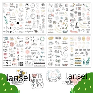 Lansel สติกเกอร์ ลายใบบัว ธีมความรัก ยูคาลิปตัส น่ารัก ลอกออกได้ สําหรับตกแต่งสมุดหมั้น แพลนเนอร์ แพลนเนอร์งานแต่งงาน 206 230 ชิ้น