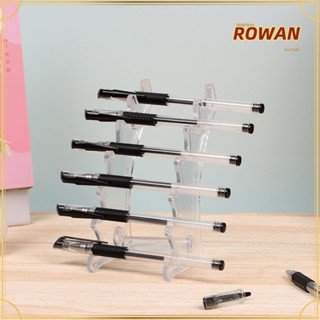 Rowans ชั้นวางเครื่องเขียน 6 ช่อง 6 ชั้น แบบใส