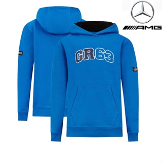 ใหม่ล่าสุด F1 เสื้อแจ็กเก็ตแขนยาว มีฮู้ด ลายทีมแข่งขัน Mercedes AMG Petronas F1 แฟชั่นฤดูใบไม้ผลิ สําหรับผู้ชาย และผู้หญิง 2023