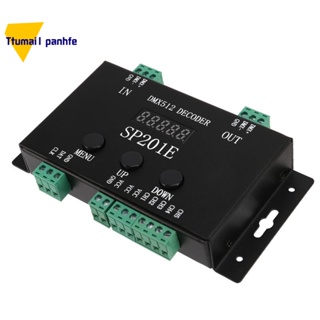 ตัวถอดรหัสตัวควบคุม SP201E DMX512 WS2812B WS2811 DMX เป็น SPI รองรับวงจรรวมหลายตัว