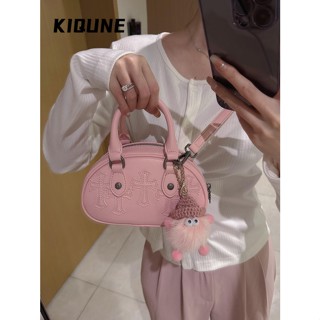 KIQUNE   กระเป๋าสะพาย ข้าง กระเป๋าผู้หญิงสะพายข้าง 2023 new  Beautiful Korean Style รุ่นใหม่ fashion L91TKR0 37Z230910