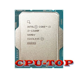 โปรเซสเซอร์ CPU Intel Core i3-13100F i3 13100F 3.4 GHz 4-Core 8-Thread L3=12M 58W LGA 1700