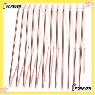 FOREVER Forever กล่องจัดเก็บหนังสือ นิตยสาร 11 ส่วน สีโรสโกลด์
