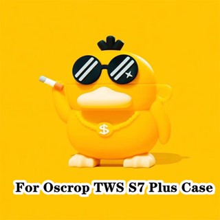 【จัดส่งรวดเร็ว】เคสหูฟัง แบบนิ่ม กันกระแทก กันการสึกหรอ สําหรับ Oscrop TWS S7 Plus Oscrop TWS S7 Plus