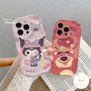 เคสโทรศัพท์มือถือ Tpu นิ่ม ขอบโค้ง ลายการ์ตูนหมีสตรอเบอร์รี่น่ารัก 3D สําหรับ Infinix Smart 6 5 7 6Plus Hot 11 10 30 9 12 8 20 Play Hot 9 30i 8 10Lite Note 12 G96