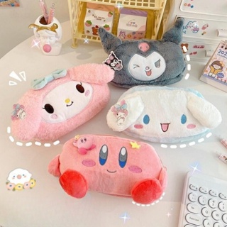 SANRIO กระเป๋าเครื่องเขียน กระเป๋าดินสอ ขนาดใหญ่ จุของได้เยอะ ลายการ์ตูนแกะน่ารัก สําหรับเด็กผู้ชาย และเด็กผู้หญิง