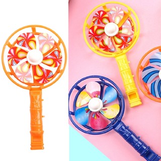 Childrens Toys Classic Plastic Whistle Windmill Birthday Gift Random Color