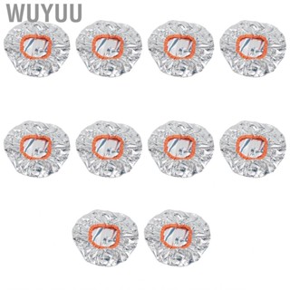 Wuyuu Aluminum Foil Hair Heat  Dye Coloring Elastic Band Silver Improve Absorption Easy Stretching for Salon Use