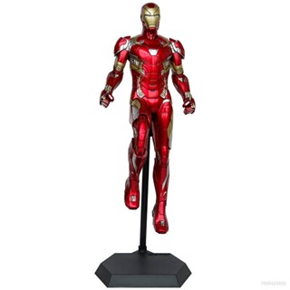 โมเดลฟิกเกอร์ Marvel The Avengers Iron Man MK46 ของเล่นสําหรับเด็ก เก็บสะสม ตกแต่งบ้าน