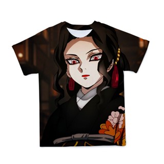 เสื้อยืด แขนสั้น พิมพ์ลาย Demon Slayer Street สําหรับผู้ชาย