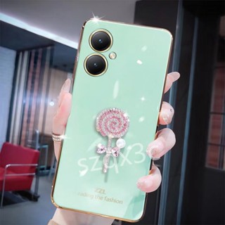 ใหม่ เคสโทรศัพท์มือถือแบบนิ่ม TPU กันรอยเลนส์กล้อง ลายอมยิ้ม แฟชั่น สําหรับ VIVO Y27 Y78 Y36 V27 V27e 5G 4G 2023 Y27 VIVOY78