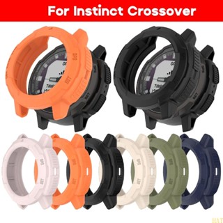 Hat เคสป้องกันหน้าจอ แบบนิ่ม ป้องกันรอยขีดข่วน สําหรับ Instinct Crossover Smartwatch Shell