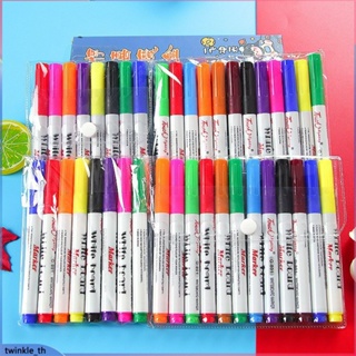 Magical Water Painting Pen Floating Whiteboard Markers Doodle Pen Early Education Toys 8/12 Colors Magic Children&amp;#39;s Water Drawing Colorful Mark Pen (twinkle.th)