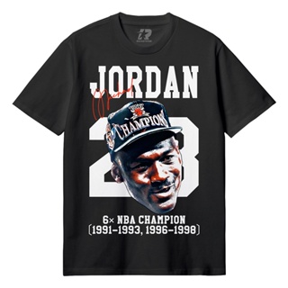 เสื้อยืดพิมพ์ลาย Nba - Jordan CHAMP เสื้อยืดผ้าฝ้าย แขนสั้น พิมพ์ลาย 30s s m - l - xl - xxl kaos Basketball distro kobe