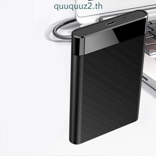 Quu กล่องเคสฮาร์ดดิสก์ SSD 2 5 นิ้ว USB3 1 TypeC สําหรับแล็ปท็อป PC