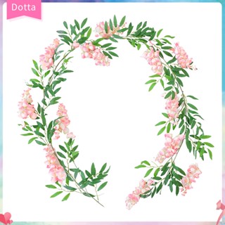 [Dottam] เถาวัลย์ดอกไม้ประดิษฐ์ พลาสติก DIY สําหรับตกแต่งปาร์ตี้ 1 ชิ้น