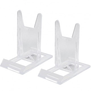 Display Stand 2pcs 6*11.5*11cm Accessories Acrylic Plaque Adjustable Transparent