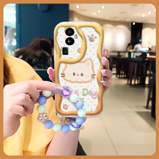 three-dimensional Soft Phone Case For OPPO Reno10 Pro Plus Full edging originality romantic interest Wave border Pendants