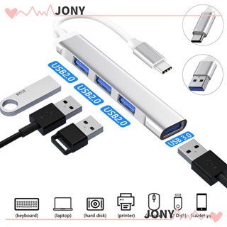 Jy1 อะแดปเตอร์ฮับ USB 3.0 ความเร็วสูง OTG Type-C 3.1 สําหรับแล็ปท็อป PC