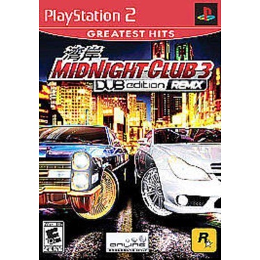 แผ่นเกมส์ Ps2 Midnight Club 3 : DUB edition ReMix