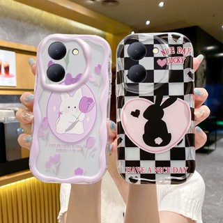 เคสโทรศัพท์มือถือ แบบใส กันกระแทก ลายการ์ตูนคุโรมิ สําหรับ Vivo Y27 5G Y36 Y55 Y55S Y75 Y76 5G