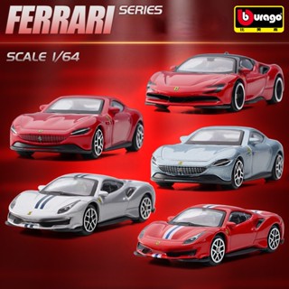 รถของเล่น Ferrari SF90 ROMA 488 458 1/64 ของขวัญวันเกิด สําหรับเด็กผู้ชาย