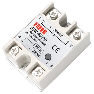 แท้ DCSSR-40DDโซลิดสเตทรีเลย์ Solid State Relay DC to DC.SSR-40DDDC SSR-40AAส่งสินค้าทุกวัน