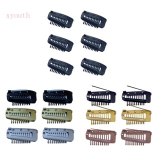 Dignityss กิ๊บติดผม ชุนนี่ แข็งแรง สําหรับต่อผม 6 ชิ้น
