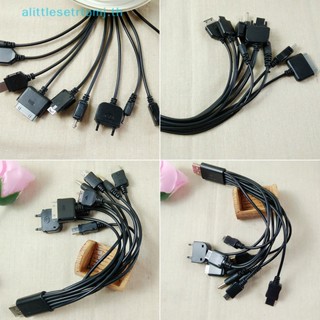 Alittlese 10 in 1 สายชาร์จ USB สําหรับ Motorola Samsung LG Data Cable TH