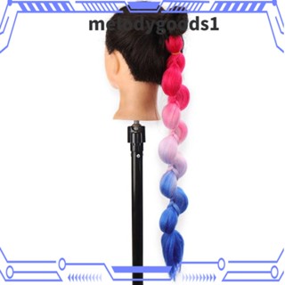 Melodygoods1 หางม้าผม พร้อมยางรัดผมถักโครเชต์