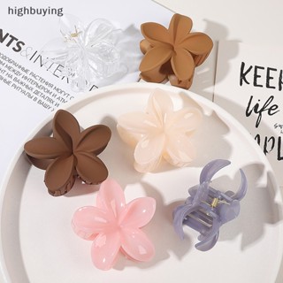 [highbuying] ใหม่ กิ๊บติดผมแฟชั่น เนื้อแมตต์ ลายดอกไม้ น่ารัก สําหรับผู้หญิง พร้อมส่ง