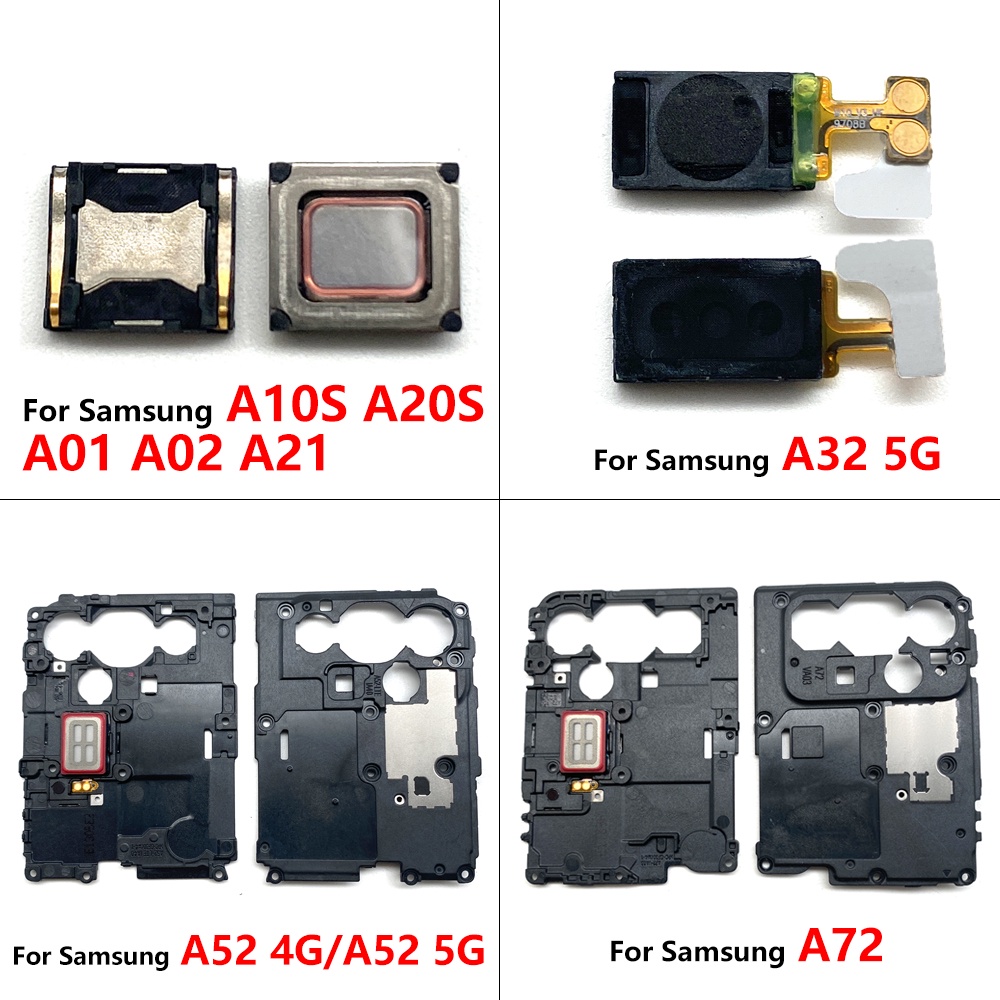 แท้ อะไหล่ลําโพงหูฟัง แบบเปลี่ยน สําหรับ Samsung A10S A20S A01 A02 A21 A32 5G A52 4G 5G A72
