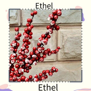 Ethel1 กิ่งเบอรี่ประดิษฐ์ DIY สําหรับตกแต่งงานแต่งงาน คริสต์มาส 2 ชิ้น