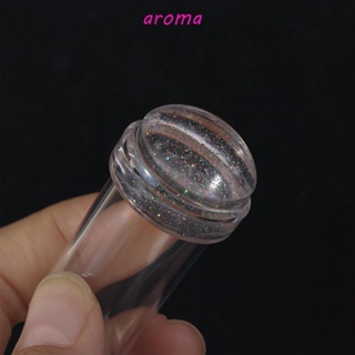 Aroma แสตมป์ตรายางซิลิโคน แบบนิ่ม สไตล์ฝรั่งเศส สําหรับตกแต่งเล็บ