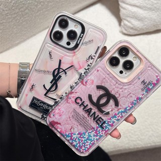 เคสโทรศัพท์มือถือแบบนิ่ม กันกระแทก ลายแบรนด์แฟชั่น หรูหรา สําหรับ iPhone 14 Pro Max 13 Pro Max ip 12 Pro Max