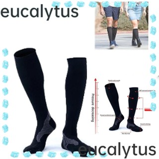 Eucalytus1 ถุงเท้าเลกกิ้ง บรรเทาอาการปวดขา ระบายอากาศ ดูดซับเหงื่อ สําหรับเล่นกีฬา ขี่จักรยาน