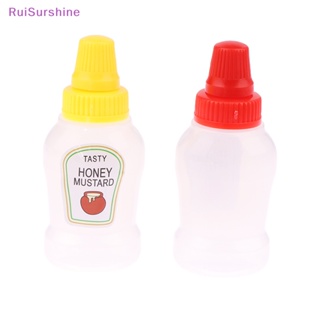 Ruisurshine ขวดใส่ซอสมะเขือเทศ น้ําผึ้ง มัสตาร์ด ขนาดเล็ก แบบพกพา 1 2 ชิ้น