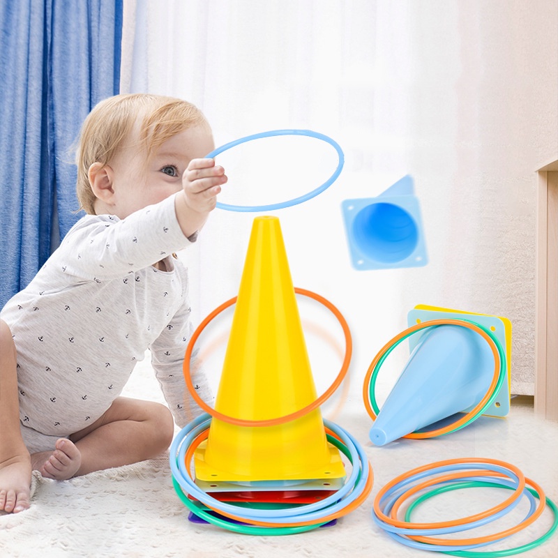เด็กโยนแหวนเกม ของเล่นโยนห่วง เสริมพัฒนาการเด็กๆ - รูปที่ 7