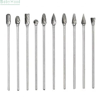 【Big Discounts】10Pc 4Inch Long Double Cut Tungsten Solid Carbide Rotary drill 1/8Inch Shank#BBHOOD