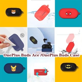 พร้อมส่ง! เคสหูฟัง แบบนิ่ม ลายการ์ตูน สีพื้น สําหรับ OnePlus Buds Ace OnePlus Buds N