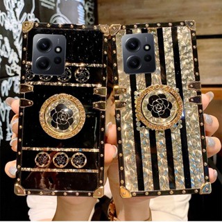 เคสโทรศัพท์มือถือ TPU นิ่ม กันกระแทก พร้อมแหวนขาตั้ง สําหรับ Xiaomi Redmi Note 12 11 11s Pro Plus Note12 Note11 Note11s 5G 4G