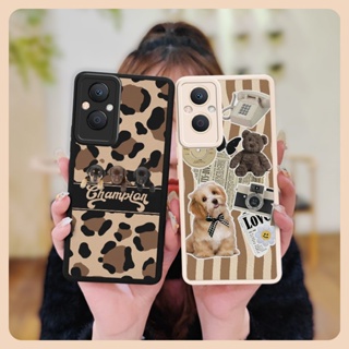 Phone lens protection heat dissipation Phone Case For OPPO A96 5G/Reno7Z 5G/Reno7 Lite/F21 Por 5G Back Cover leather cute